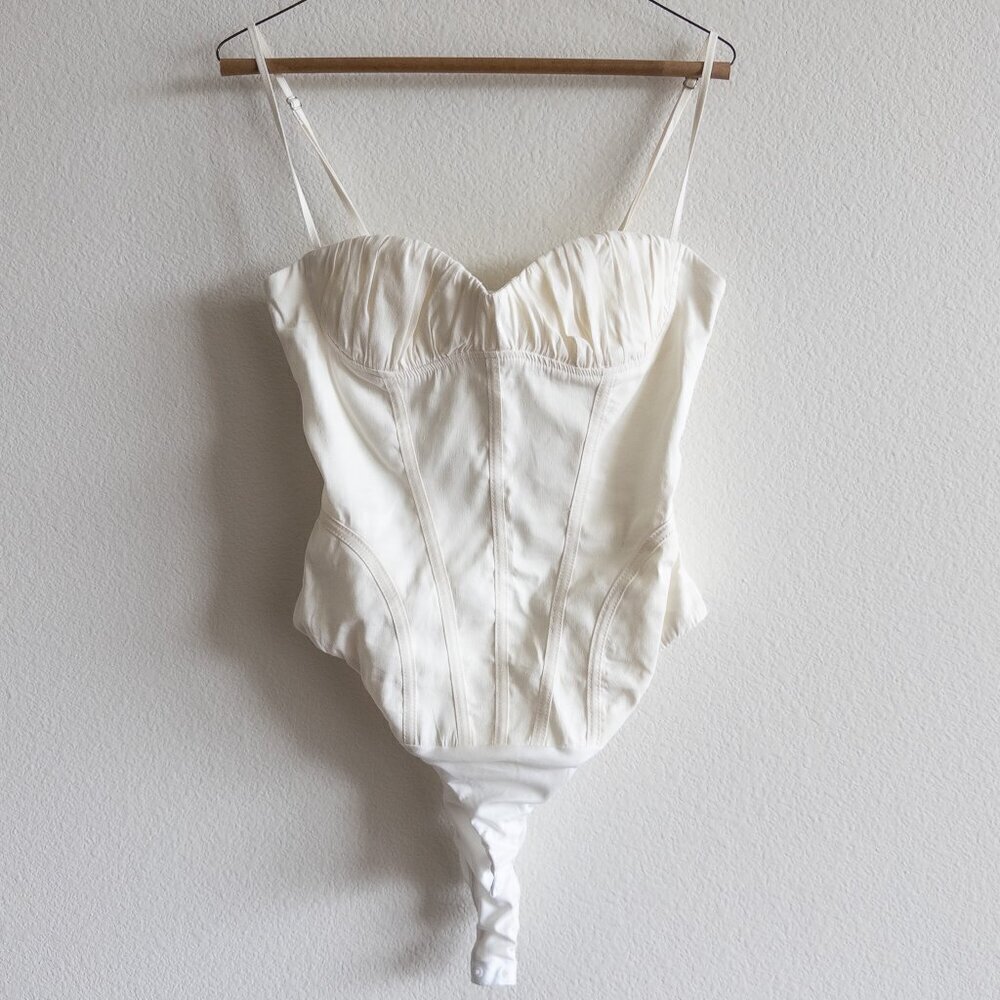 NWT Zara Corset Bodysuit, NEW Bustier Body Suit, Size Medium